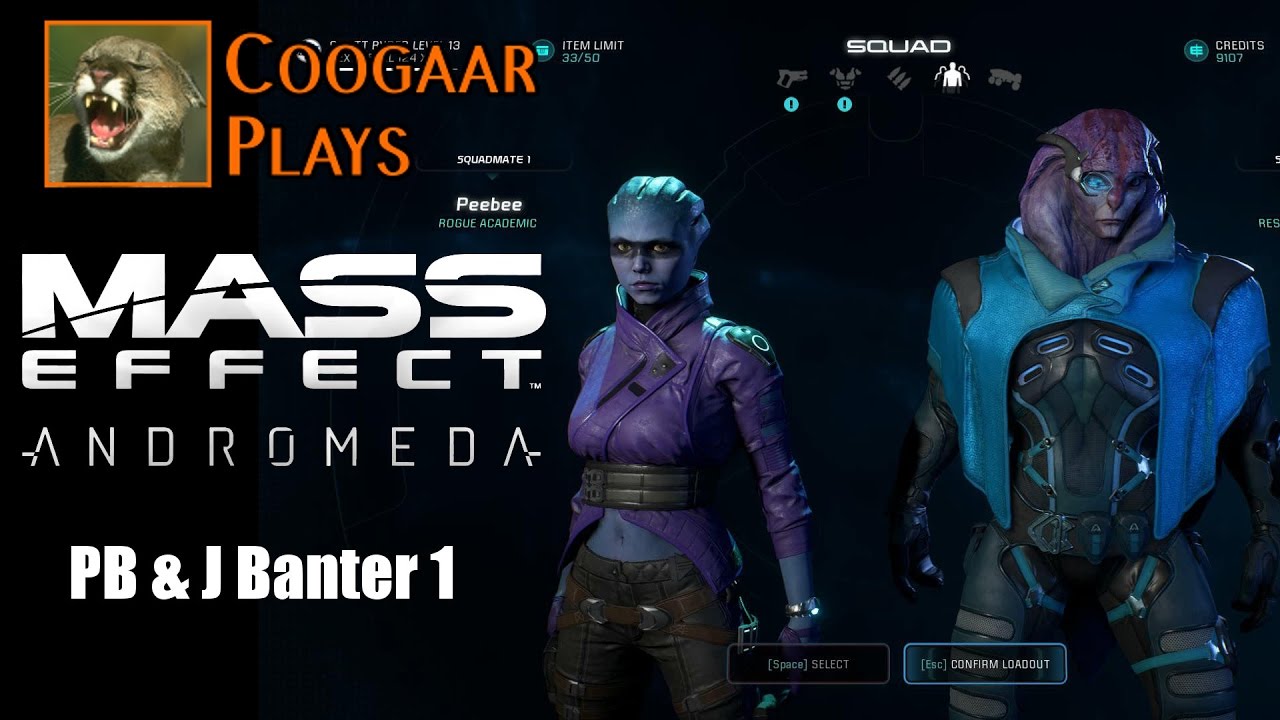 Mass Effect Andromeda - Peebee & Jaal Banter 1