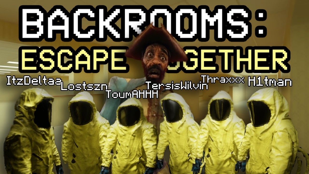 6 Idiots Play The Backrooms: Escape Together