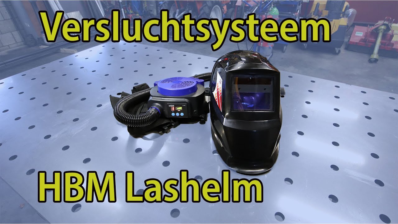 Unboxing HBM lashelm met versluchtsysteem.