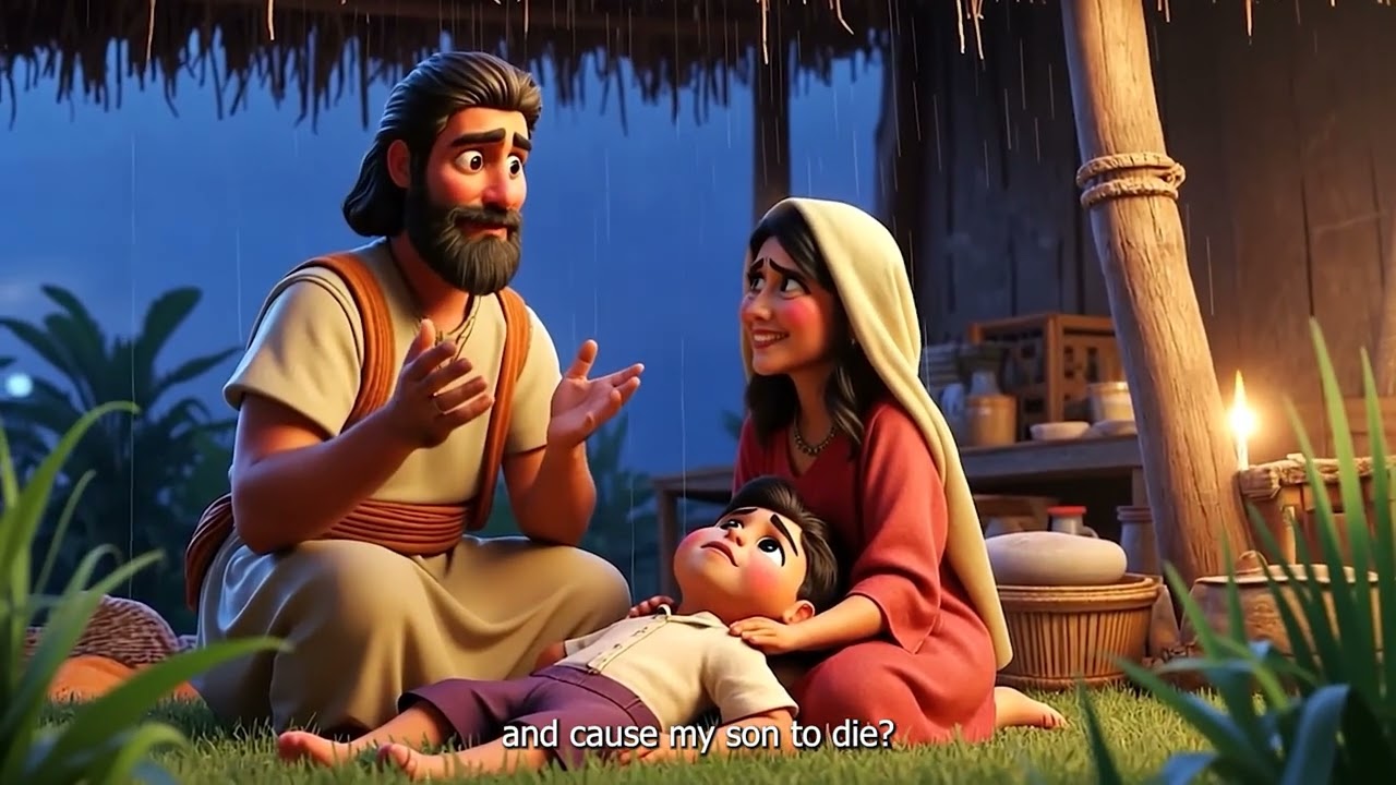 ELIJAH AND THE WIDOW OF ZAREPHATH: A Miracle of Faith | BIBLE ANIMATION STORY FOR KIDS #biblestories