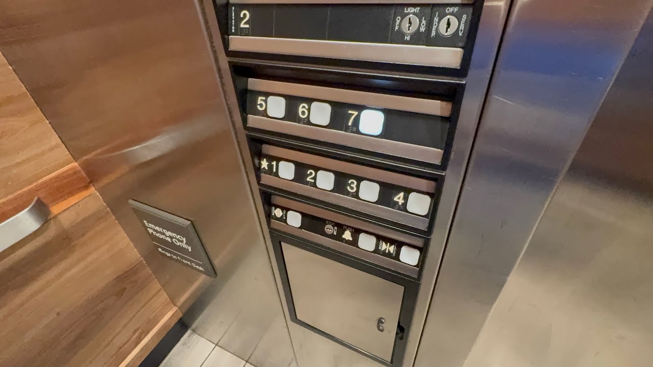 Nashville TN Hampton Inn Elliston Place Custom Nashville Machine Impulse Elevators @TJElevatorfan 