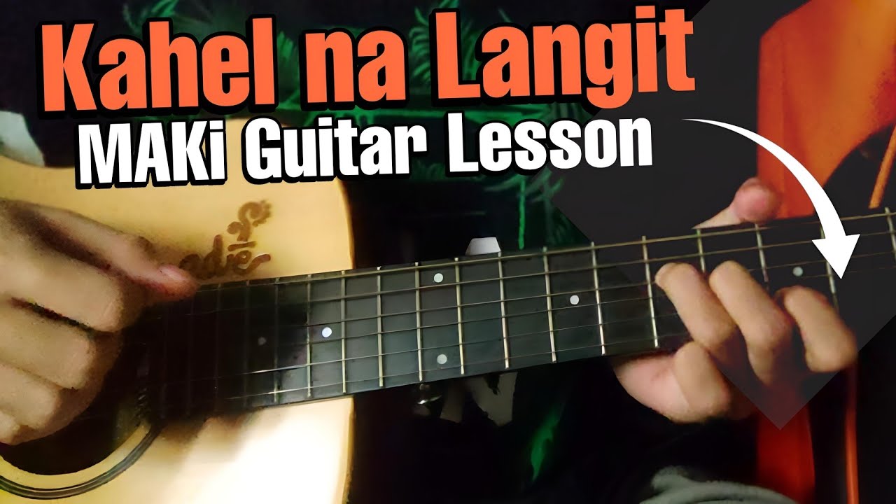 Paano Tugtugin ang Kahel na Langit (Maki) | Easy Acoustic Guitar Tutorial