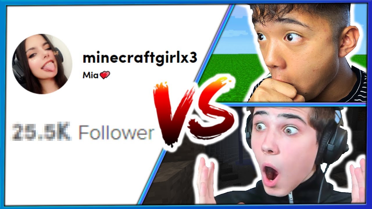 Wer SCHAFFT mehr FOLLOWER mit Minecraft TIKTOKS?