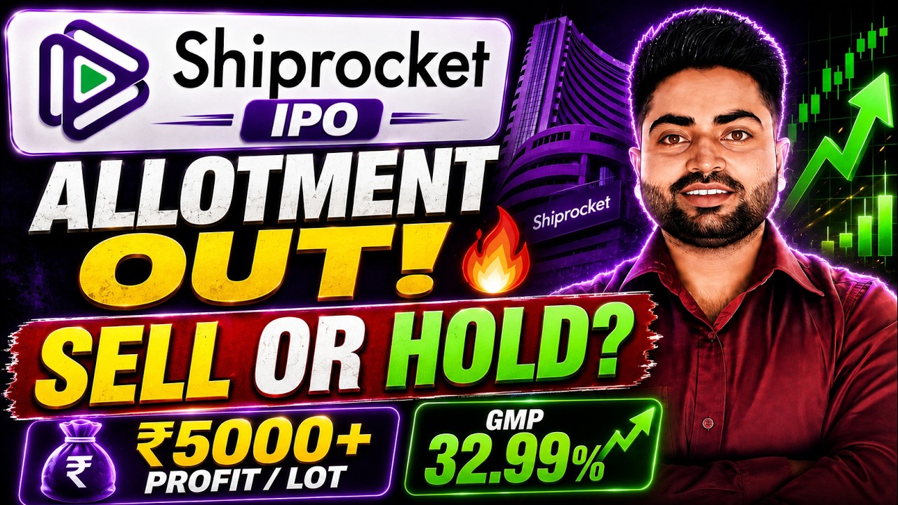 Shiprocket IPO Allotment Out! 🔥 Listing Strategy | Don&rsquo;t Sell Before Watching This!