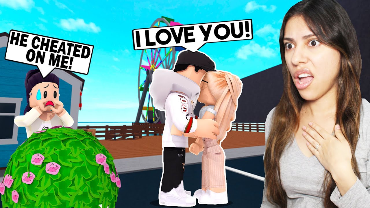 I CAUGHT MY HUSBAND CHEATING ON ME with his EX-WIFE! - Roblox (Bloxburg Roleplay)
