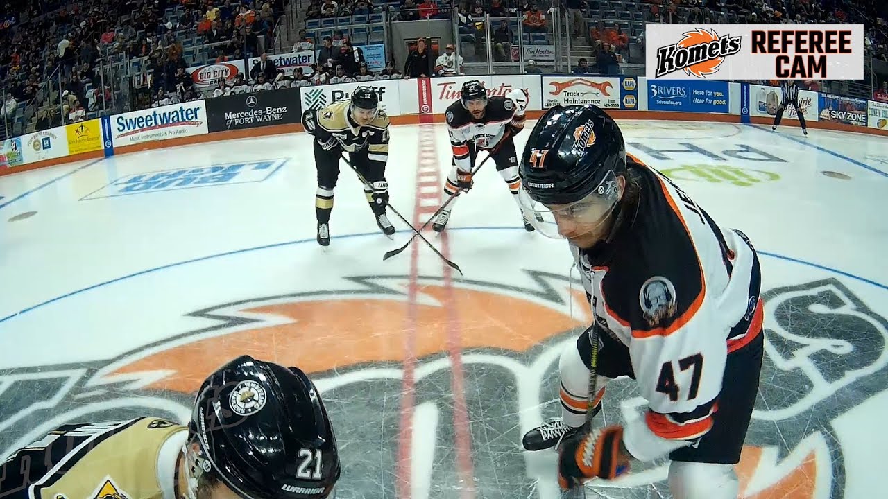 Судейская камера Komets, матч памяти Боба Чейза 2019