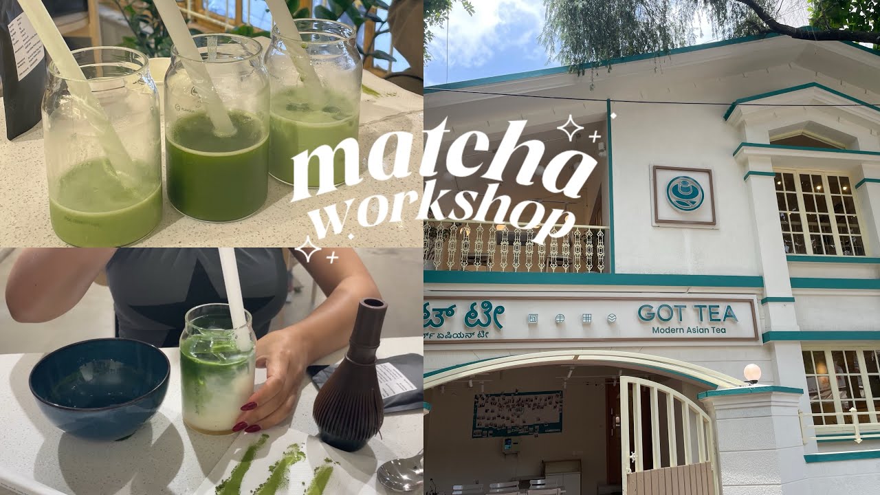 Matcha Workshop at Got Tea Bangalore ⛩️🍵 | Solo Day Out #matcha #vlog