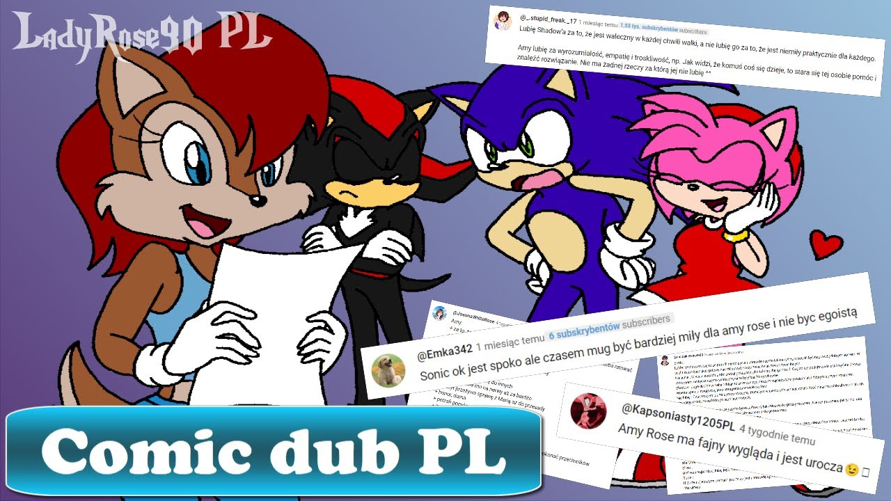 Sonic - Komentarze [comic dub PL]