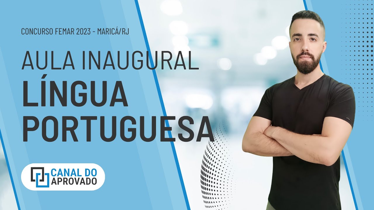 LINGUA PORTUGUESA #01 - CONCURSO MARICÁ RJ - FEMAR - FAZENDA NITERÓI - COSEAC/UFF - CURSO GRATUITO