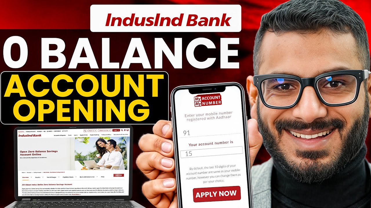 Indusind Bank Account Opening Online | Indusind Bank Zero Balance Account Opening Online