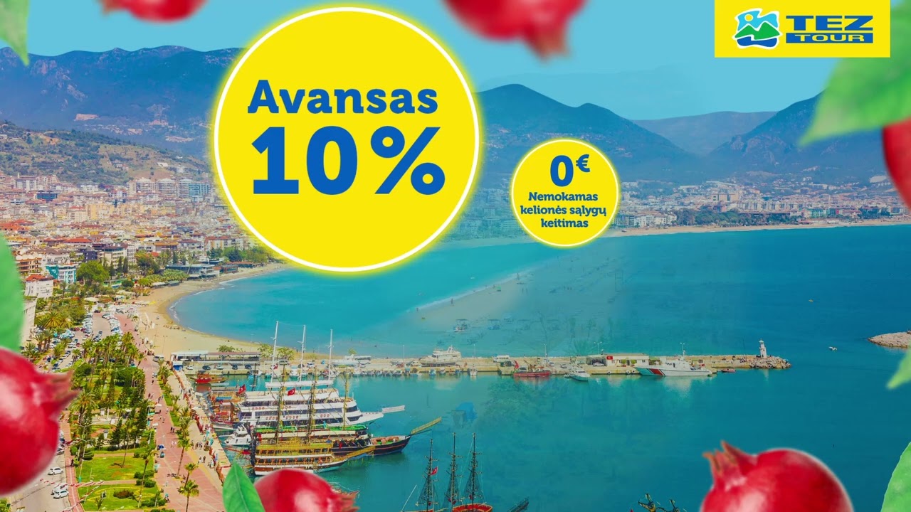 Kelionės į Alaniją, Turkiją su TEZ TOUR