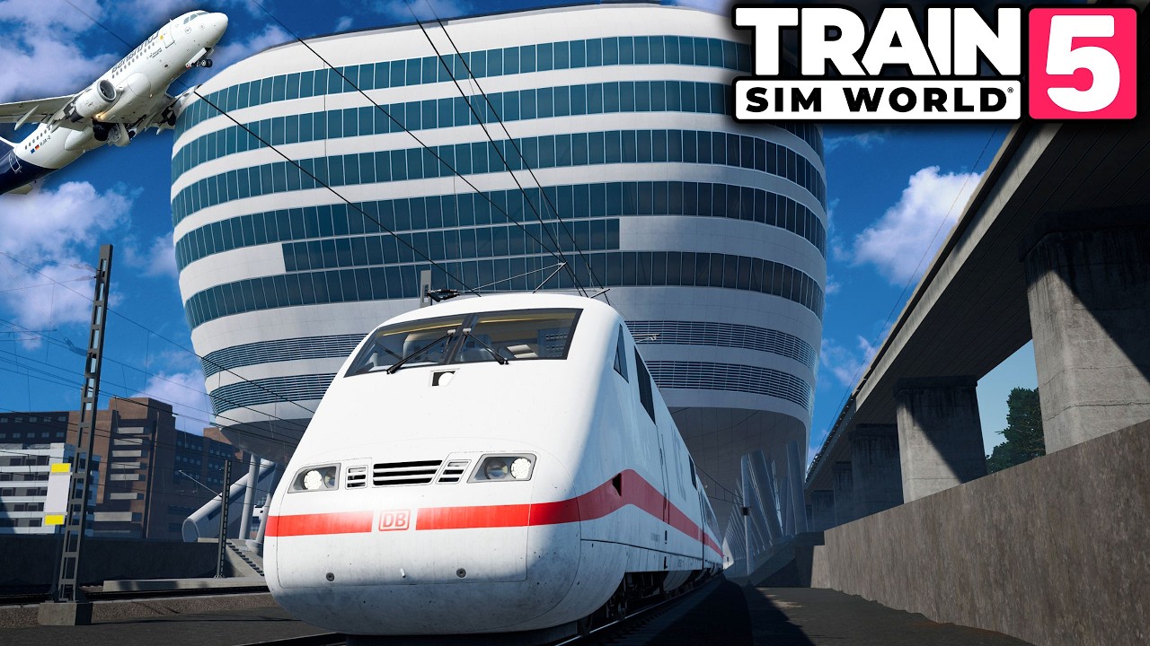 Im ICE1 am Frankfurt FLUGHAFEN | Train Sim World 5