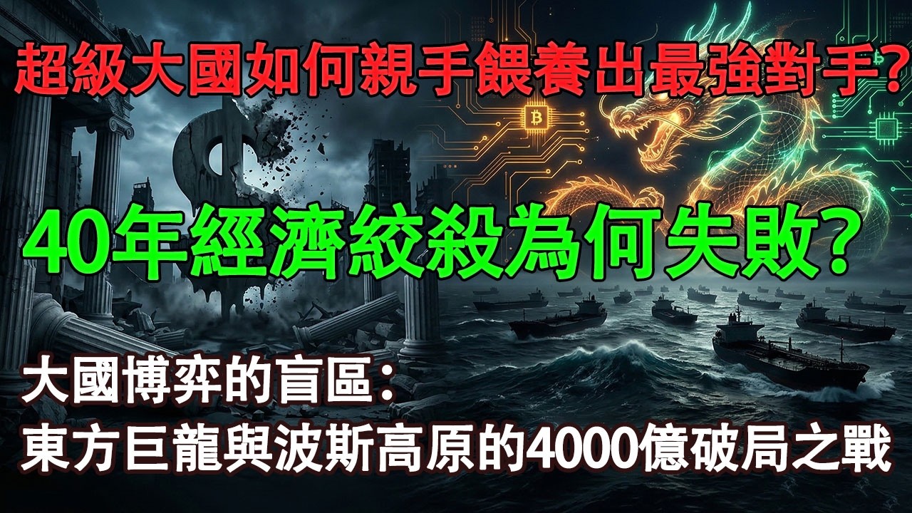 絞殺四十年卻喂出一個超級巨頭？拆解美國制裁全面崩盤的五個殘酷真相！#大國博弈 #美伊衝突 #中東局勢#中東局勢#美伊衝突#經濟制裁#大國博弈#深度解析#時政評論