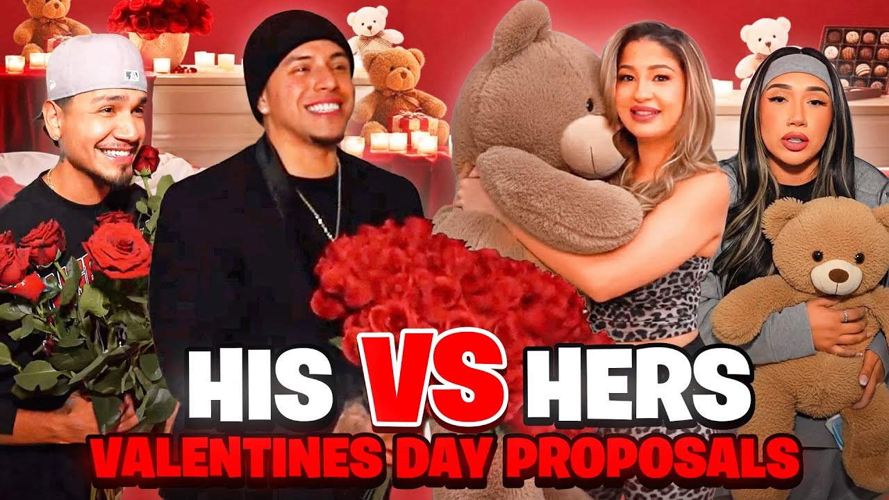 HIS VS HERS VALENTINES DAY PROPOSALS !! *SENTIMENTAL AF*