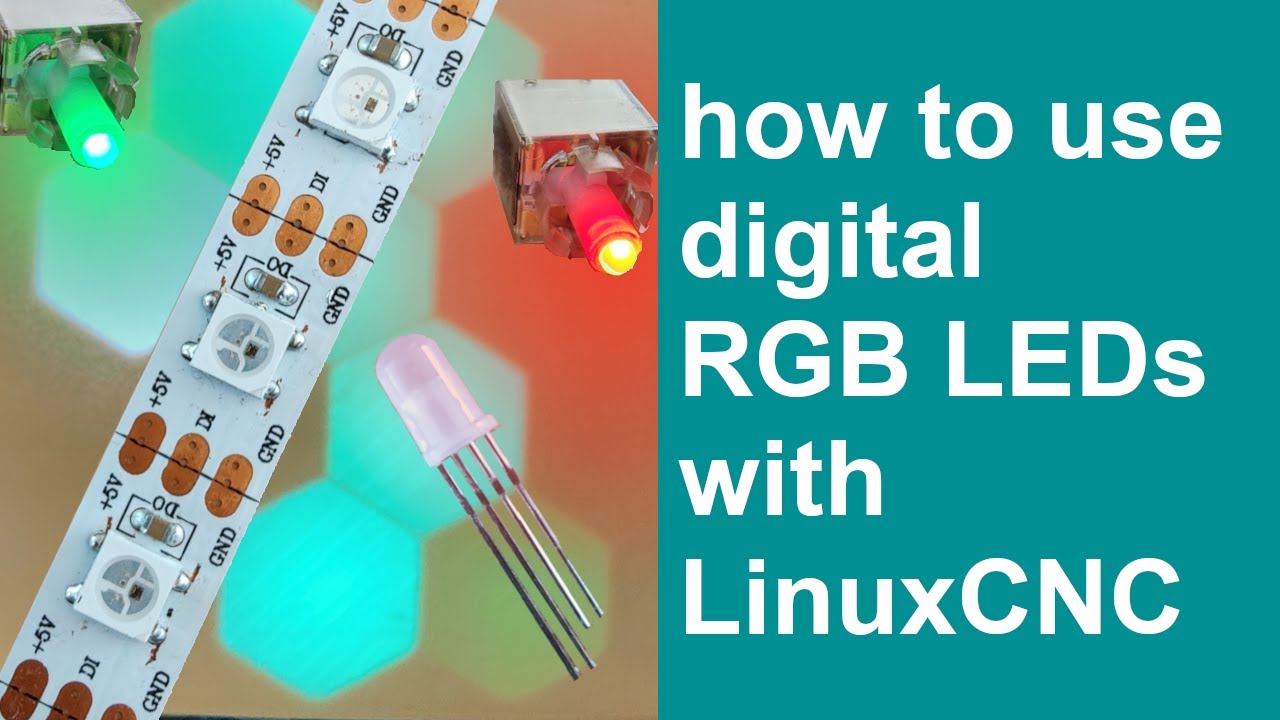 using Ws2812 LEDs with LinuxCNC and Arduino