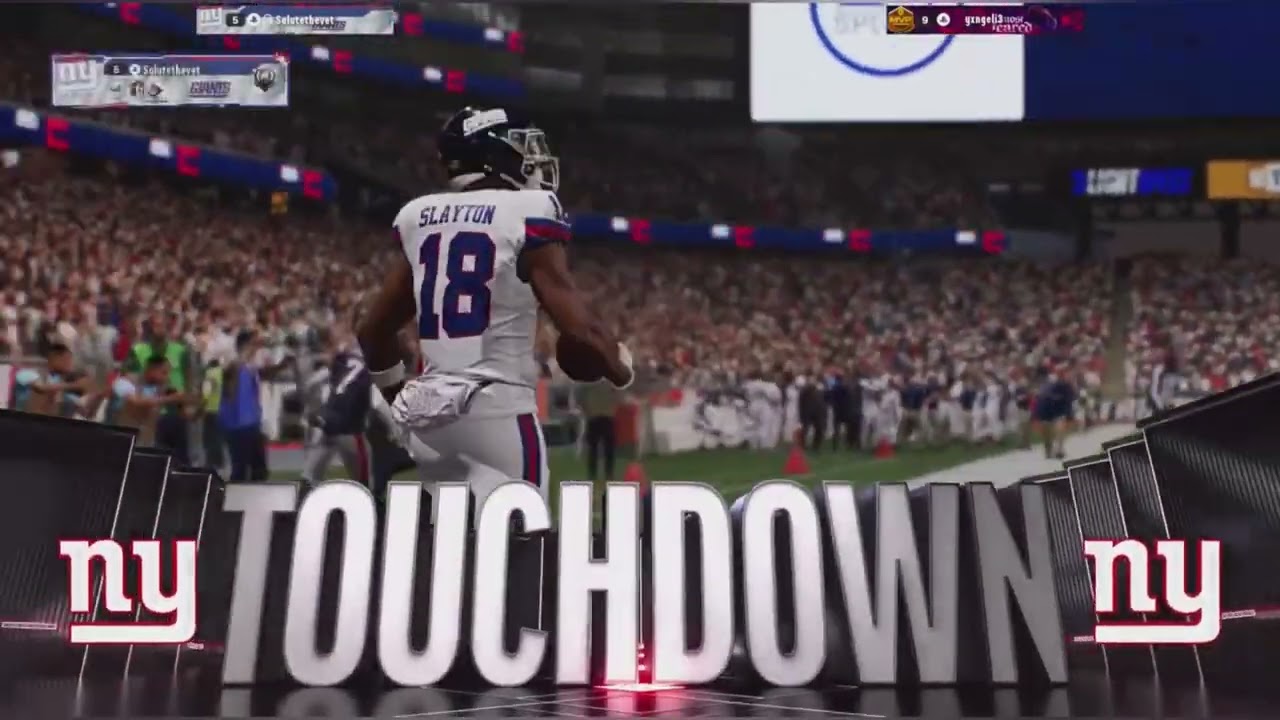Giants vs Patriots Madden 26 season 4