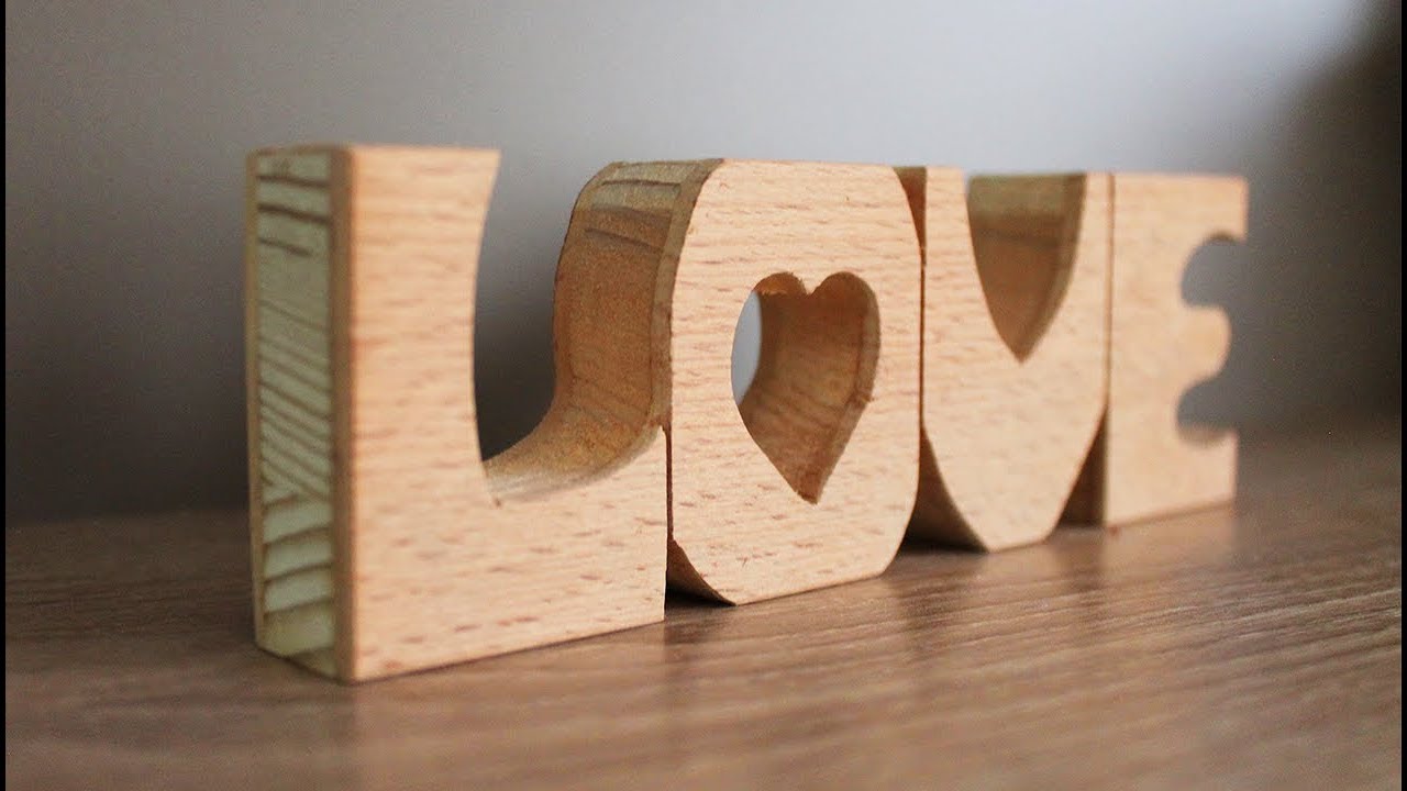DIY Wooden Letters - Home Decor Ideas