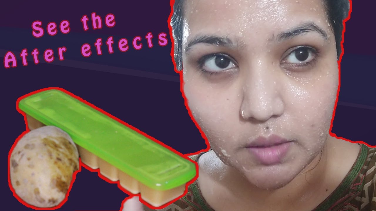 I use potato on my face everyday (for 7 days)