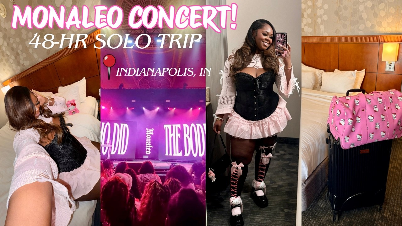 Indianapolis Solo Trip 💕 Monaleo Concert, Lover Girl Rant, Room Tour, Shopping, Soul Food, Vlog!