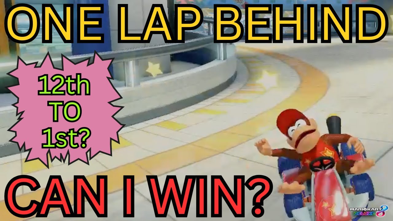 Can i get from LAST place to FIRST place in this ONE lap behind CHALLENGE?