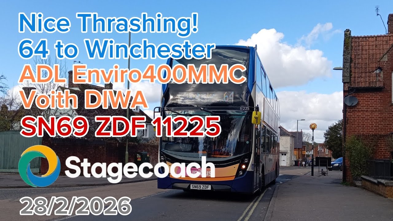 Nice Thrashing! | ADL Enviro400MMC Voith | SN69 ZDF 11225 | 28/2/2026