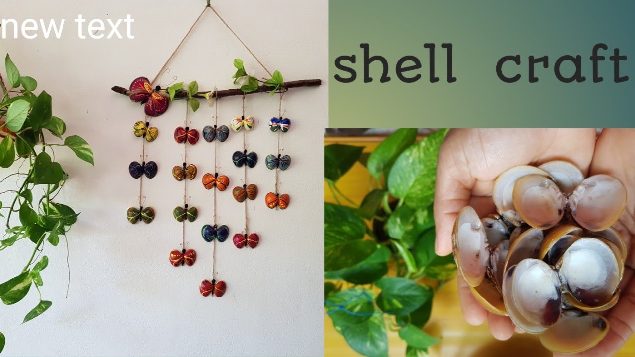 Shell ideas/Easy butterfly using shell/Simple DIY🦋🦋