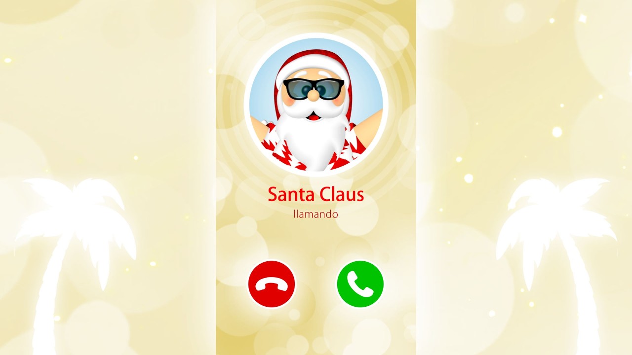 🎅📞 Llamada del Viejito Pascuero en Vacaciones 🌴🌞 - llamada a Santa Claus de Vacaciones 🌊🫎