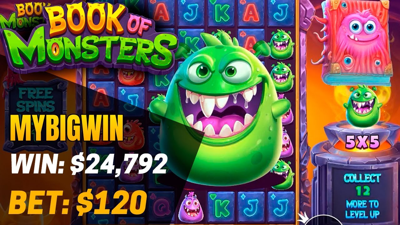 👾 Book of Monsters MEGA Win! 📙 x200 in Book Slot! 💸 $24,792