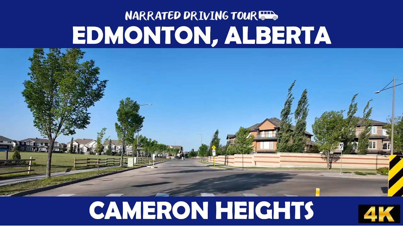 🚗 Edmonton Alberta - Cameron Heights 🚗 4K Drive
