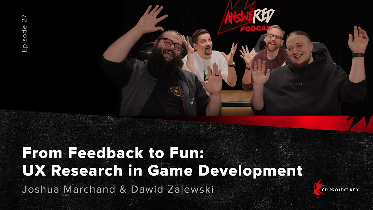 AnsweRED Podcast Episode 27 | From Feedback to Fun: UX Research in Game Development