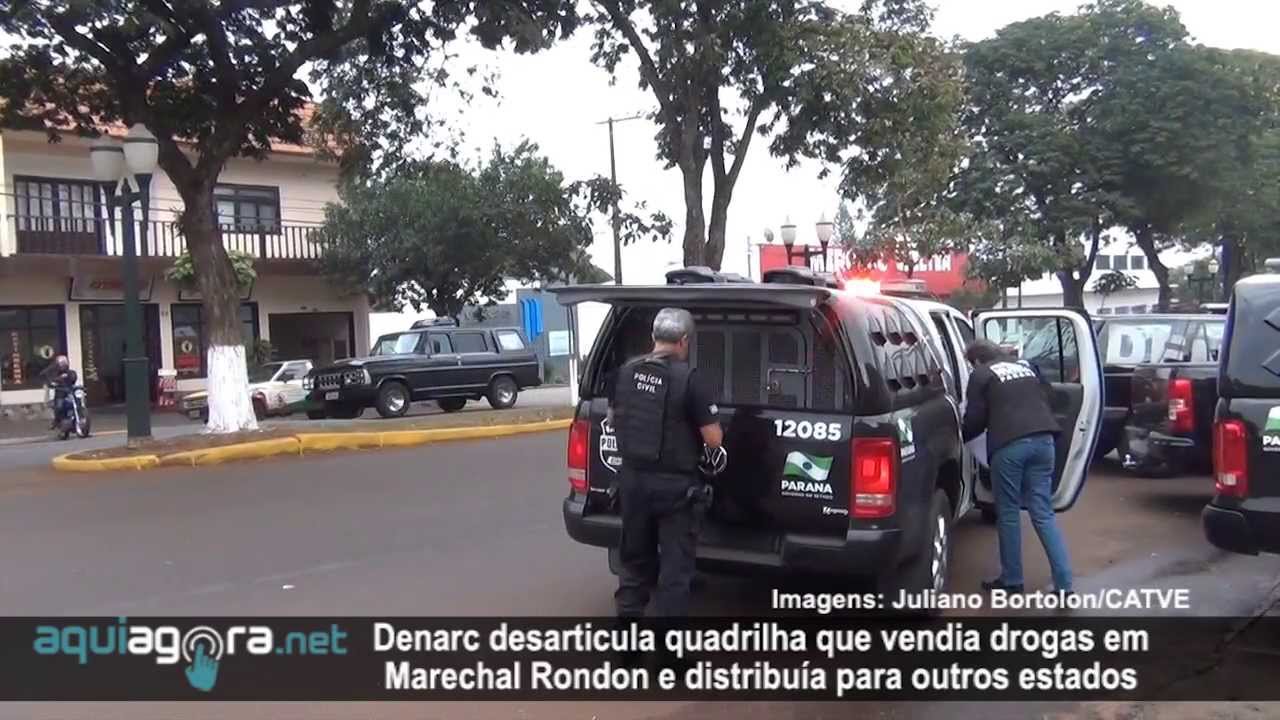 AquiAgora.net - Denarc desarticula quadrilha que vendia drogas em Marechal Rondon e distribu&iacute;a para