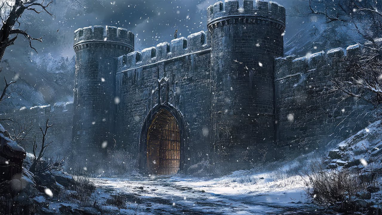 The Winter Gate of the Forgotten Fortress | Celtic Medieval Winter Ambience for Study & Relax