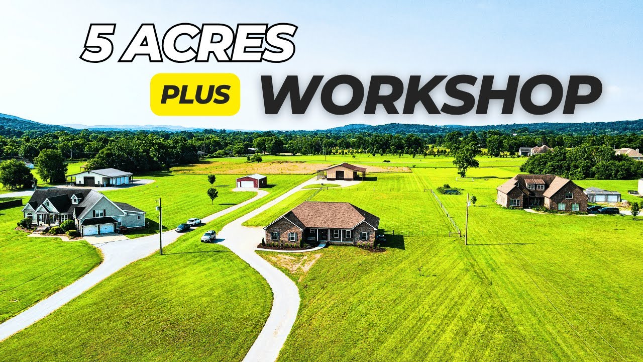 Custom Home, 5 Acres, with HUGE workshop in Lebanon, TN | 930 Eastover Rd Property Walkthrough