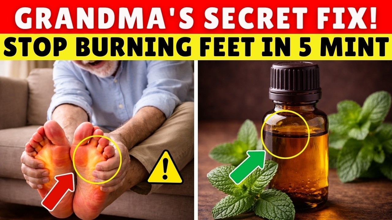 RUB THIS ON FEET! Stops Burning Pain in 5 Minutes!