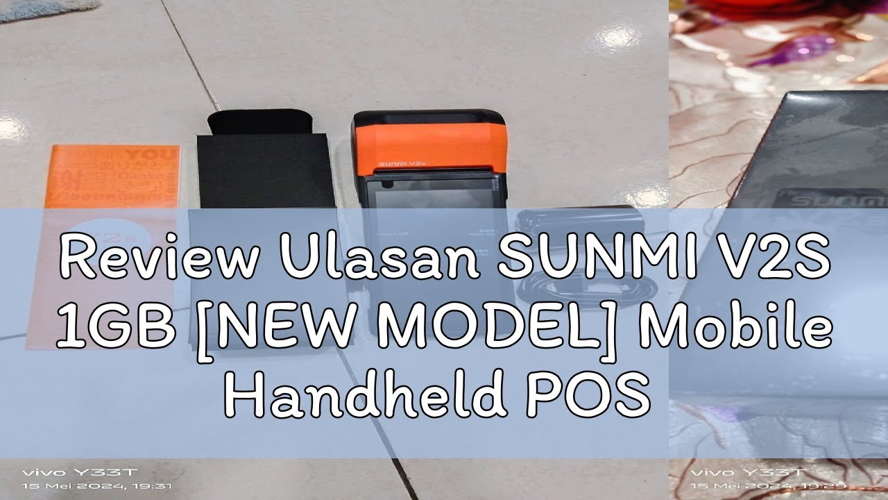 Review Ulasan SUNMI V2S 1GB [NEW MODEL] Mobile Handheld POS Terminal with Printer & 4G WiFi Version