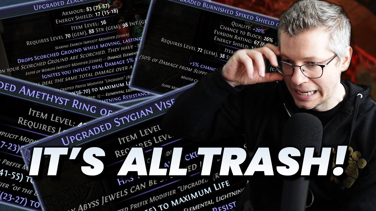 Using ACTUAL Trash - Frostblink Gear and Crafting Guide | PoE 3.24 Necropolis