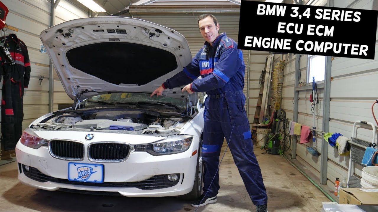 BMW ENGINE COMPUTER ECU ECM LOCATION EXPLAINED F30 F31 F32 F33 F34 316i 318i 320i 328i 428i 420i