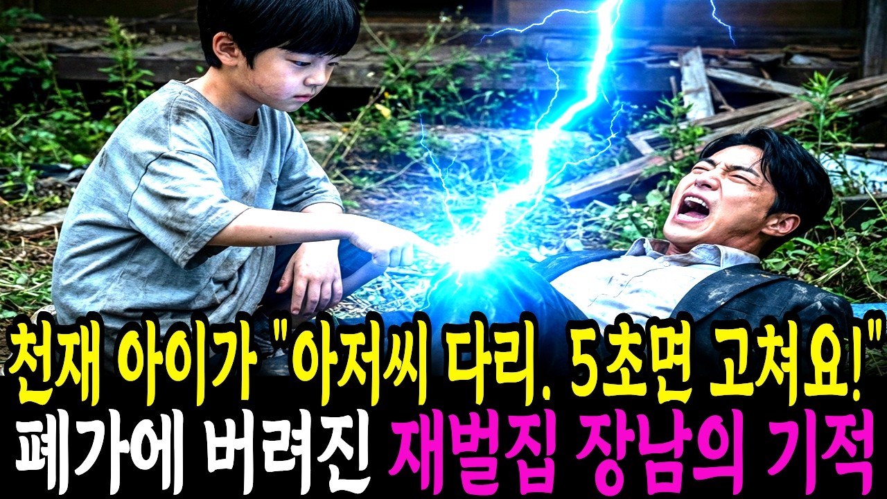 폐가에 버려진 하반신마비 재벌회장을 '5초' 만에 고쳐버린 천재 소년의 정체ㅣ노후사연ㅣ감동사연ㅣ사연라디오ㅣ오디오북