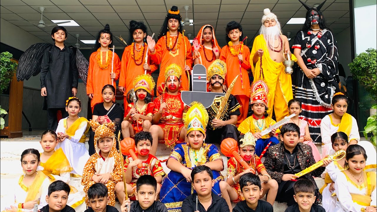 MCPS students bring Ramayan alive on stage with devotion, drama & values! 🌸✨ #RamayanAct