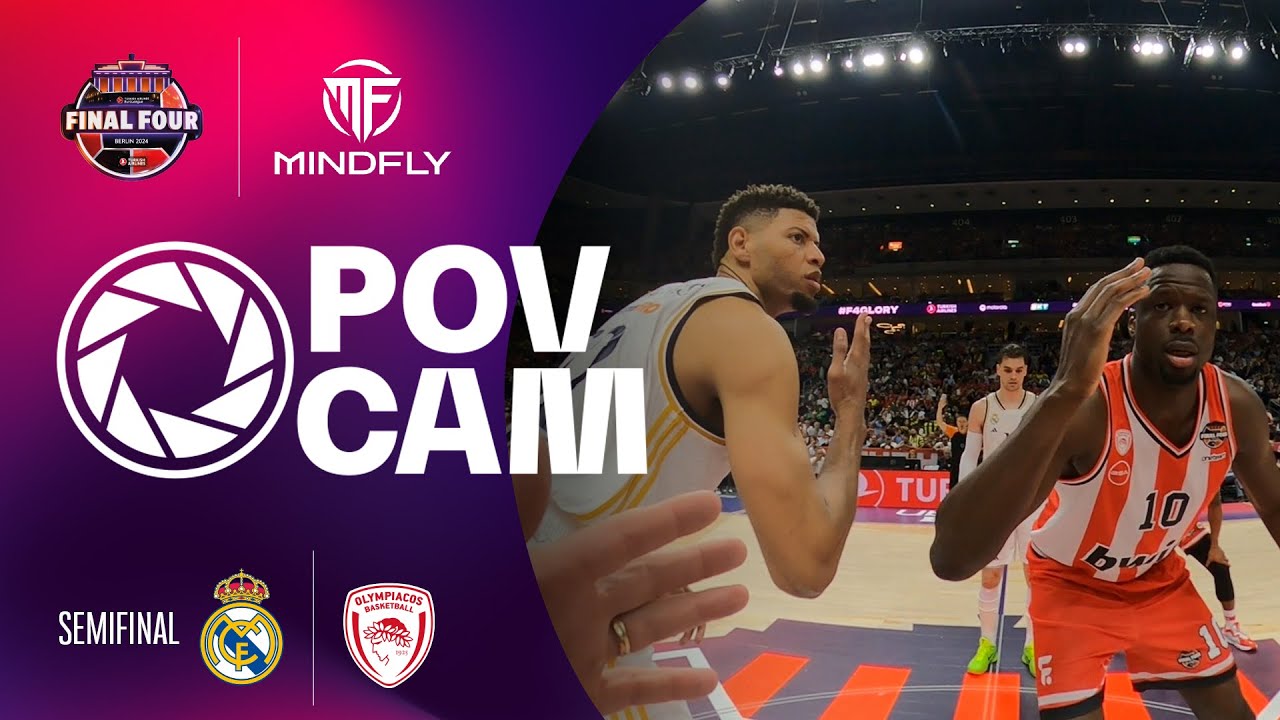 Watch What Referees See | Experience the Semifinal Real Madrid - Olympiacos from Inside the Court
