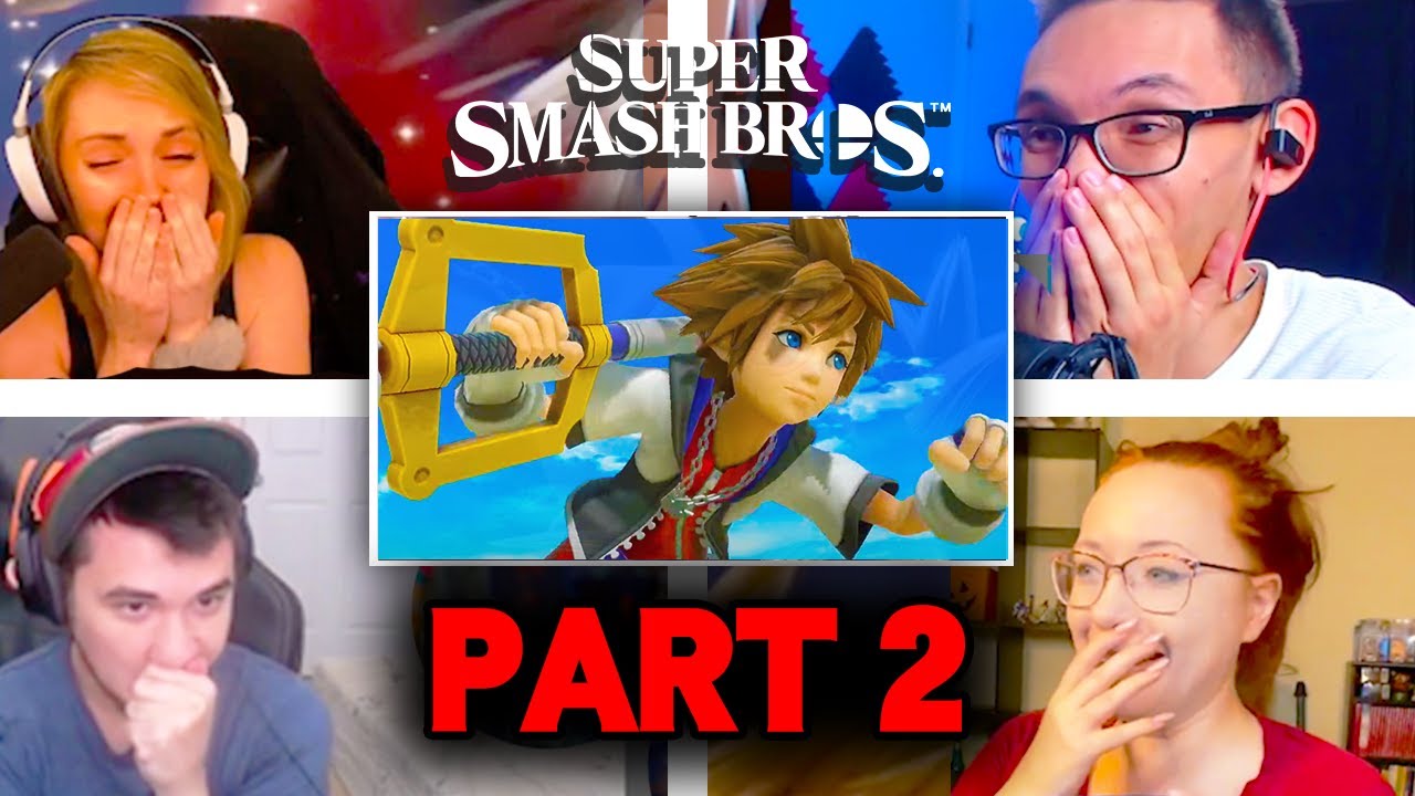 All Reactions to Sora Reveal Trailer [PART 2] - Super Smash Bros. Ultimate
