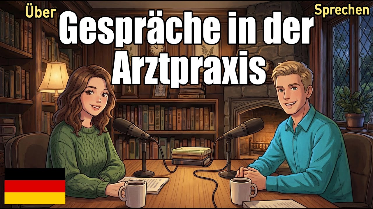 Über Gespräche in der Arztpraxis sprechen | Deutsche Konversationsübung