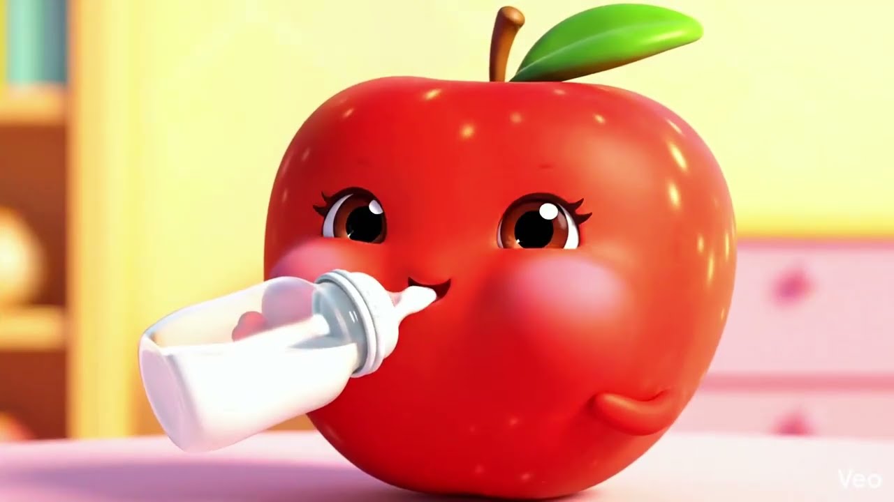 🔥 Title (Choose one)Cute Baby Food Drinking Milk 🥛 | Kawaii Food Animation | So Adorable 😍