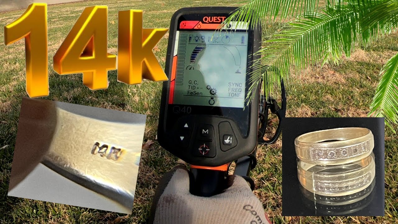 Quest Q40 Bad EMI at Park finds 14K Gold Ring!