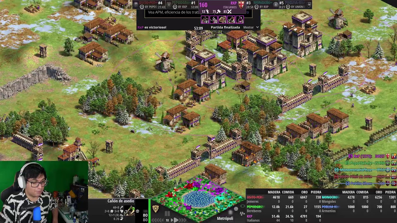 TORNEO TODOS CONTRA TODOS AGE OF EMPIRES II