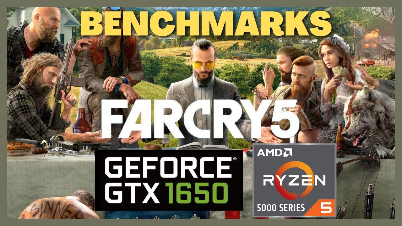 Far Cry 5 - GTX 1650 || RYZEN 5 5600H [ ALL SETTINGS TESTED ]