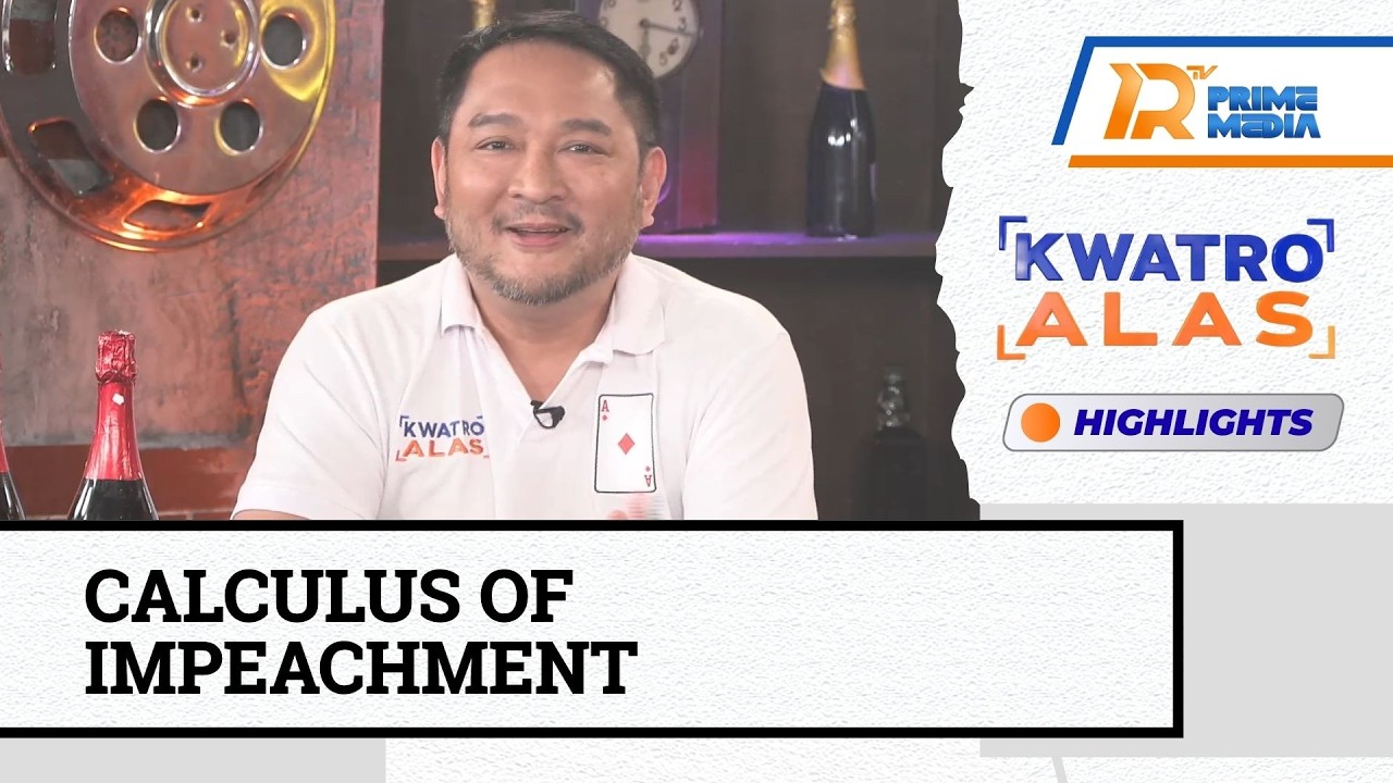 Ang Impeachment Math Ayon kay Alan Herman | Kwatro Alas