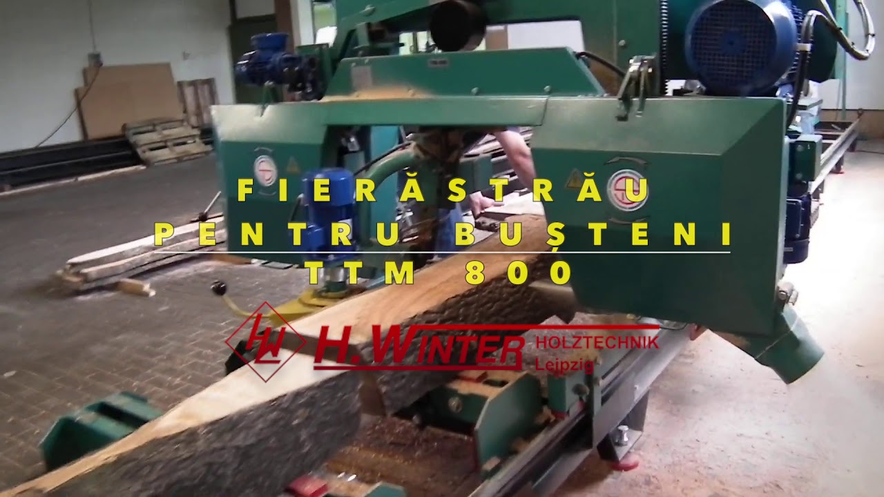 Fierastrau busteni, gater TTM 800 debitare longitudinala