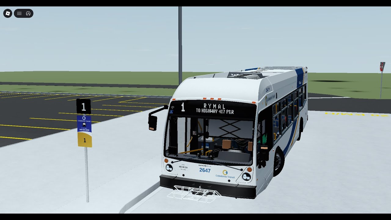 VAMOS Bus Simulator Operating a 2025 Nova Bus LFS HEV 2623 on route 1 Rymal FULL ROUTE