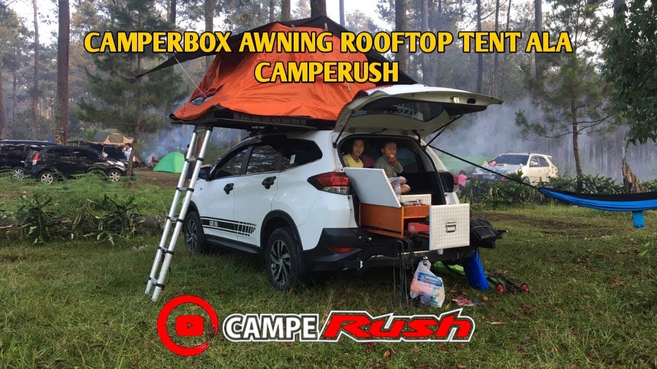 Camperbox, roof rack tent,  awning ala Camperush